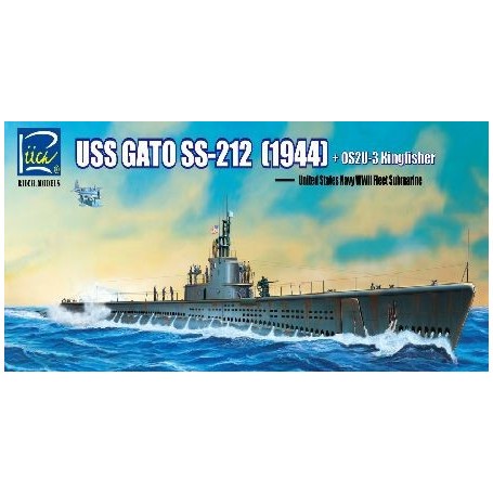 USS Gato SS-212 Flotte U-Boot 1942 Modellbausatz