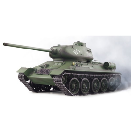 CHAR ASSAULT RC 1/16 RUSSIAN T-34/85 (NOISE / SMOKE) - 2.4GHz